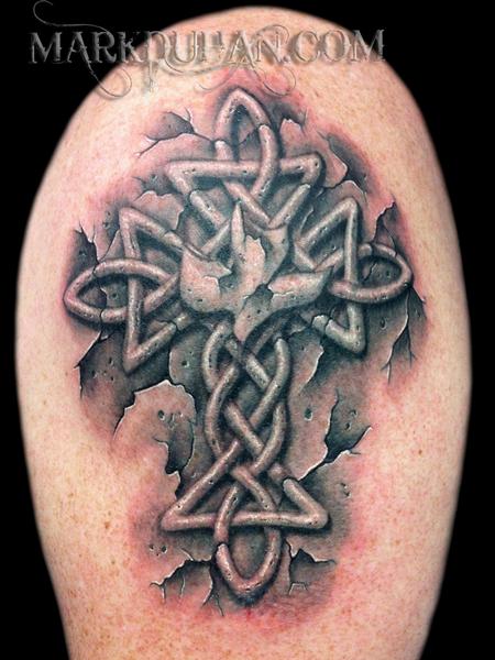 Mark Duhan - STONE CELTIC CROSS